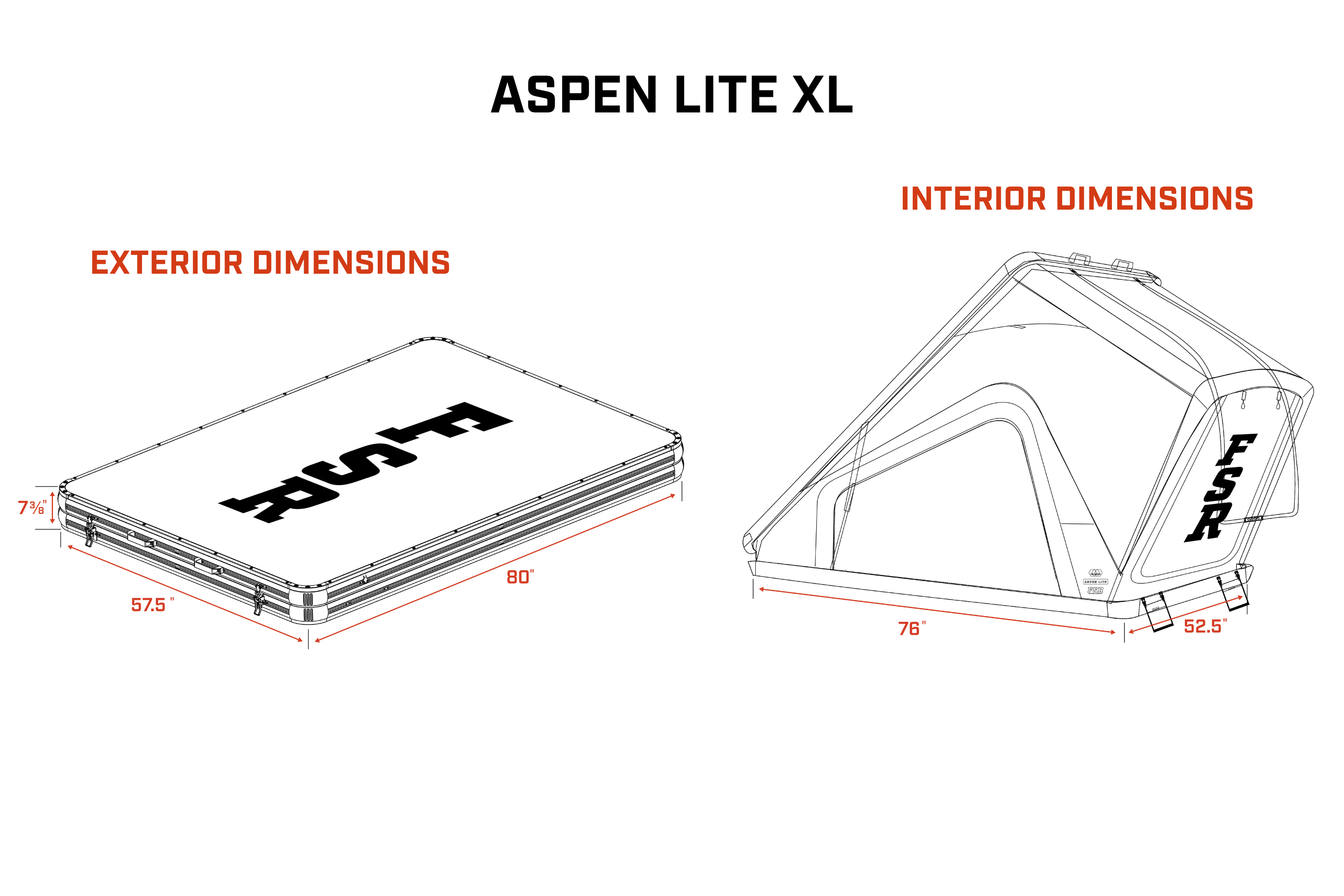 Aspen Lite XL - Rooftop Tent - Freespirit Recreation