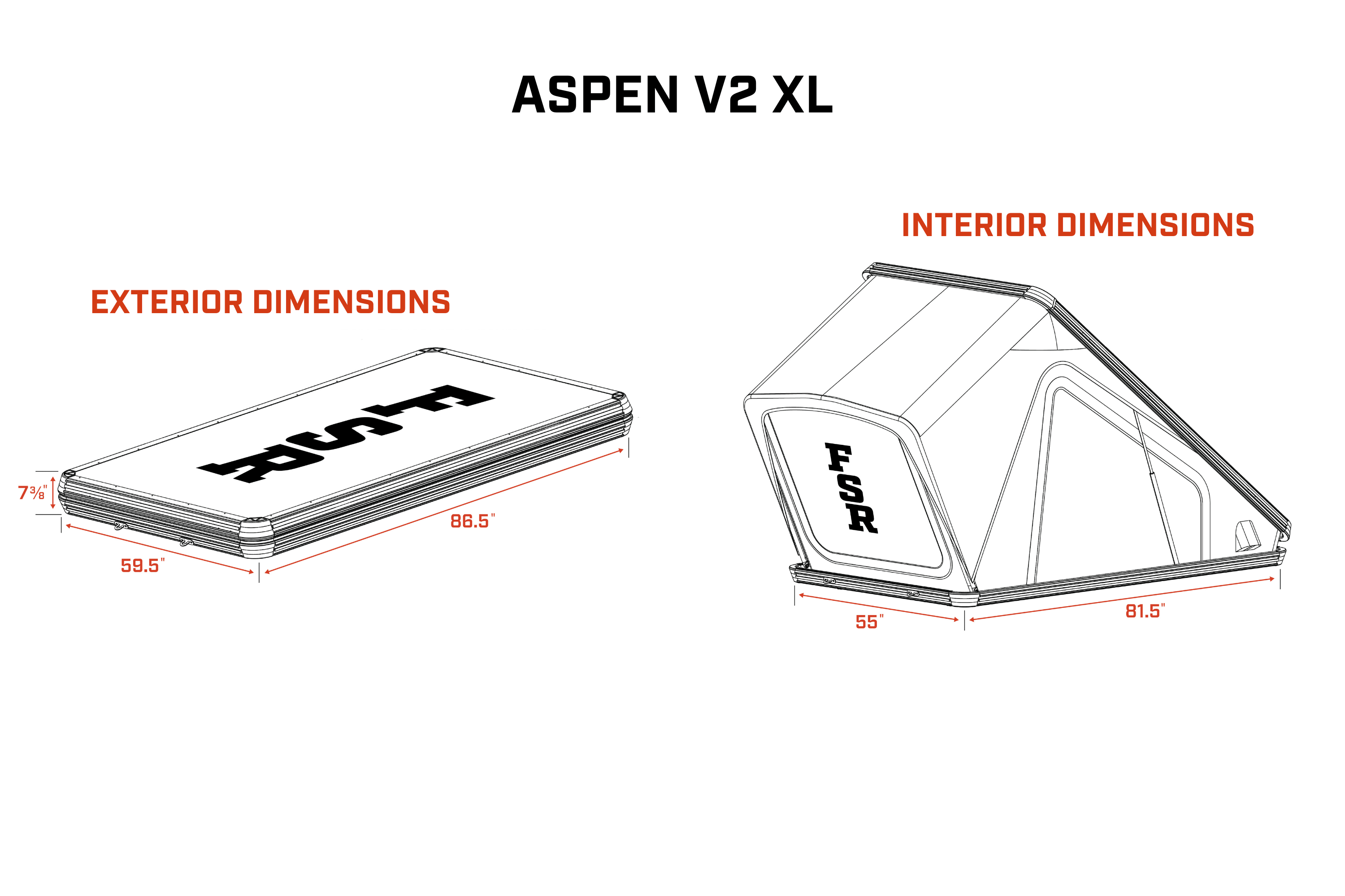 Aspen V2 XL - Rooftop Tent - Freespirit Recreation