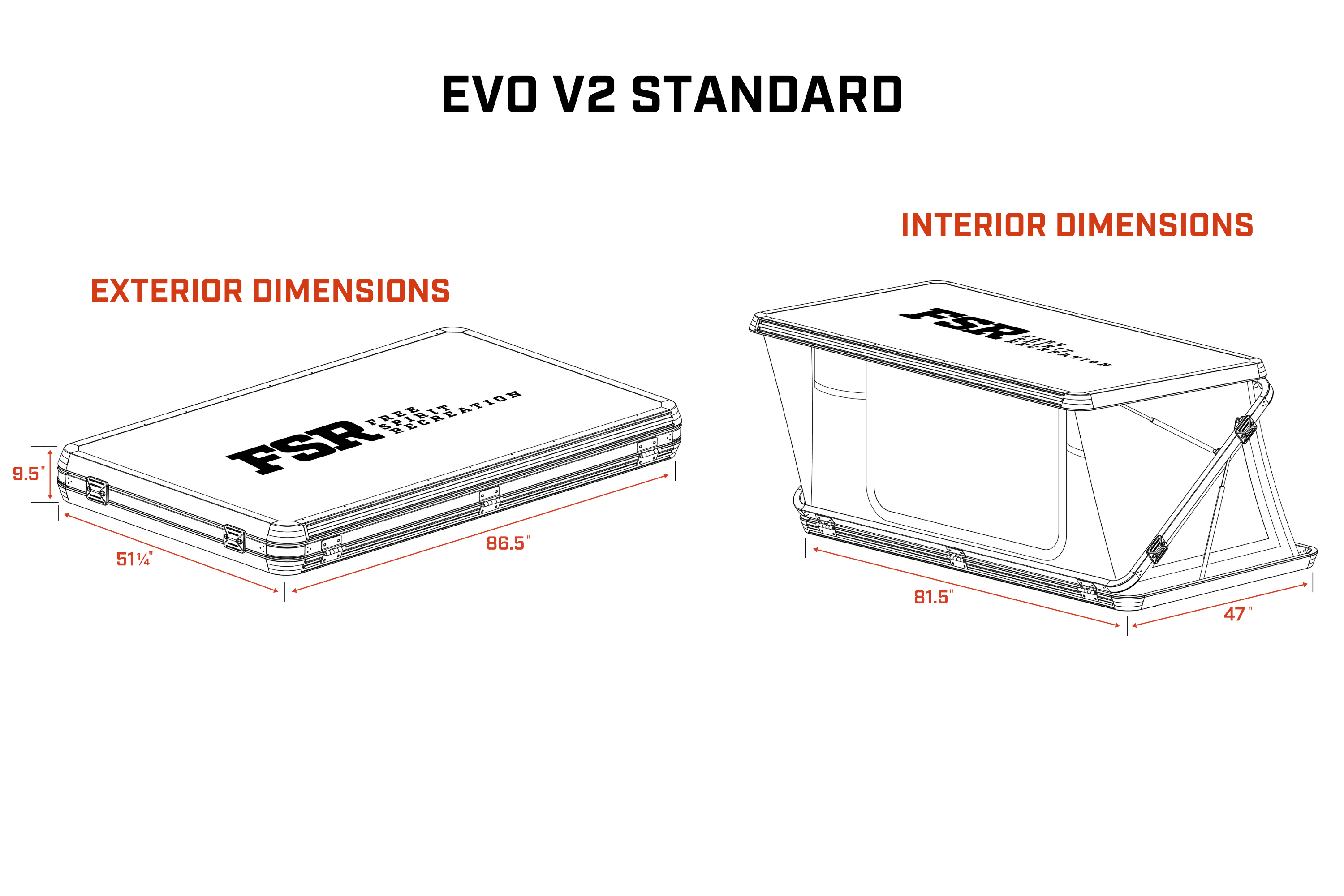 Evolution V2 Standard - Rooftop Tent - Freespirit Recreation