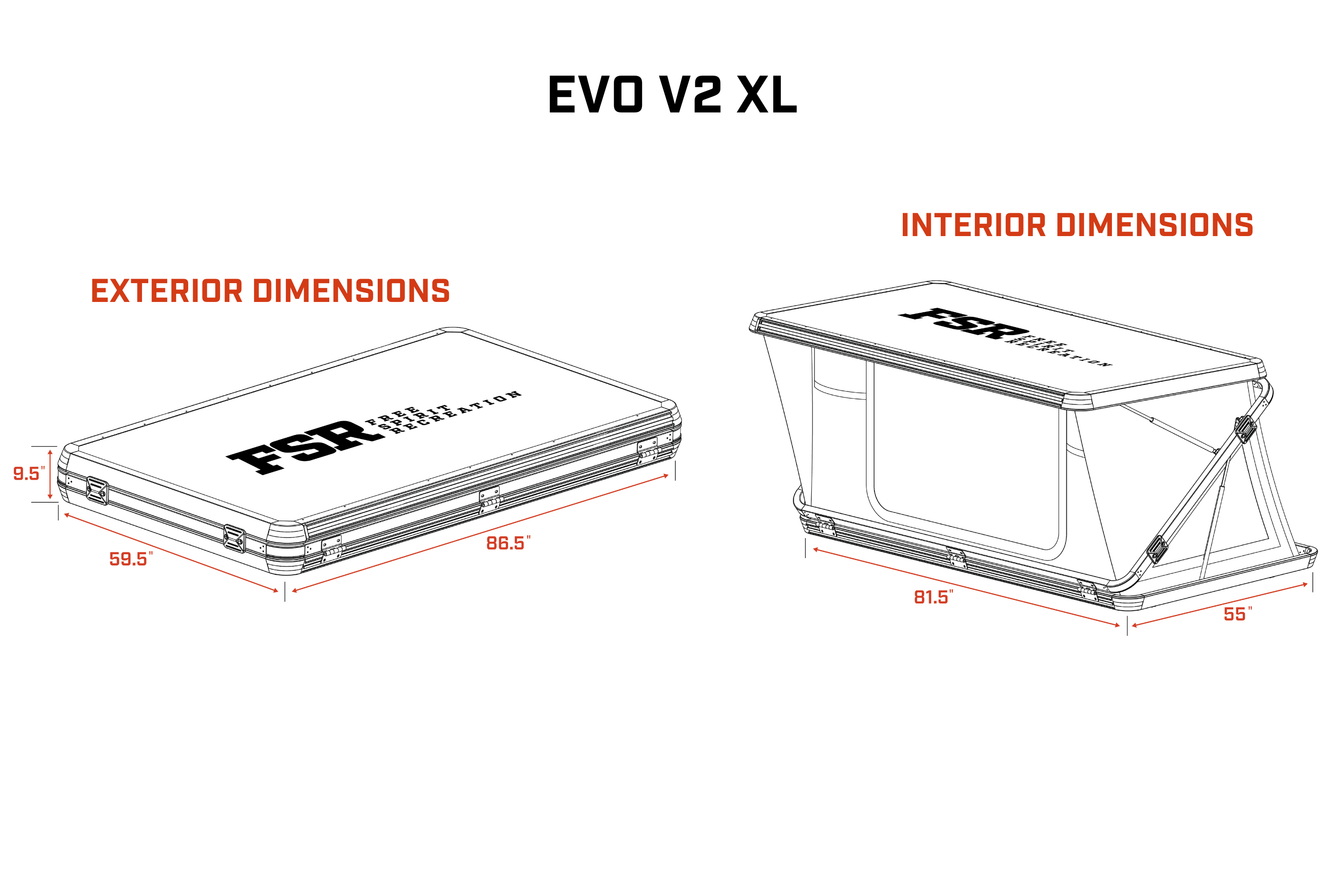 Evolution V2 XL - Rooftop Tent - Freespirit Recreation