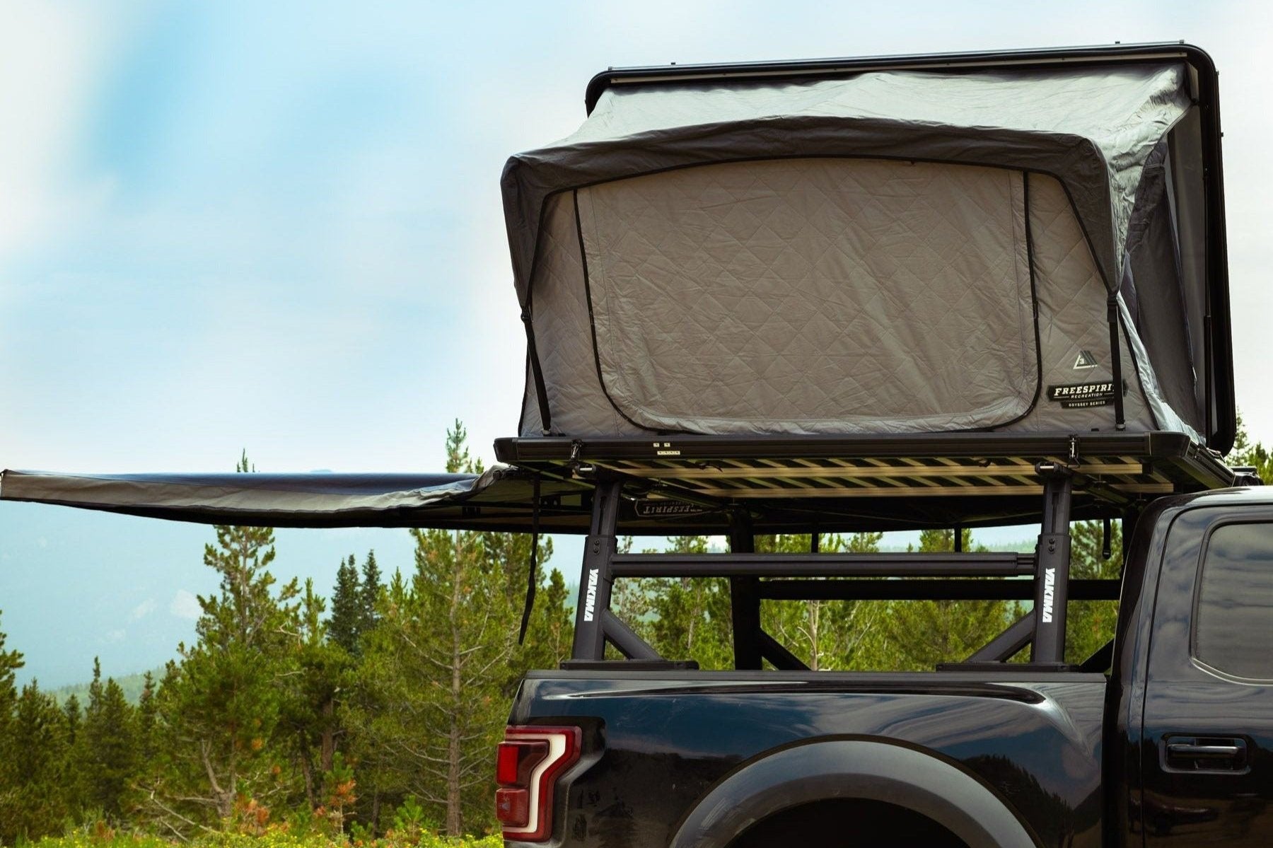 Odyssey Series - Black Top Hard Shell - Rooftop Tent - Freespirit Recreation